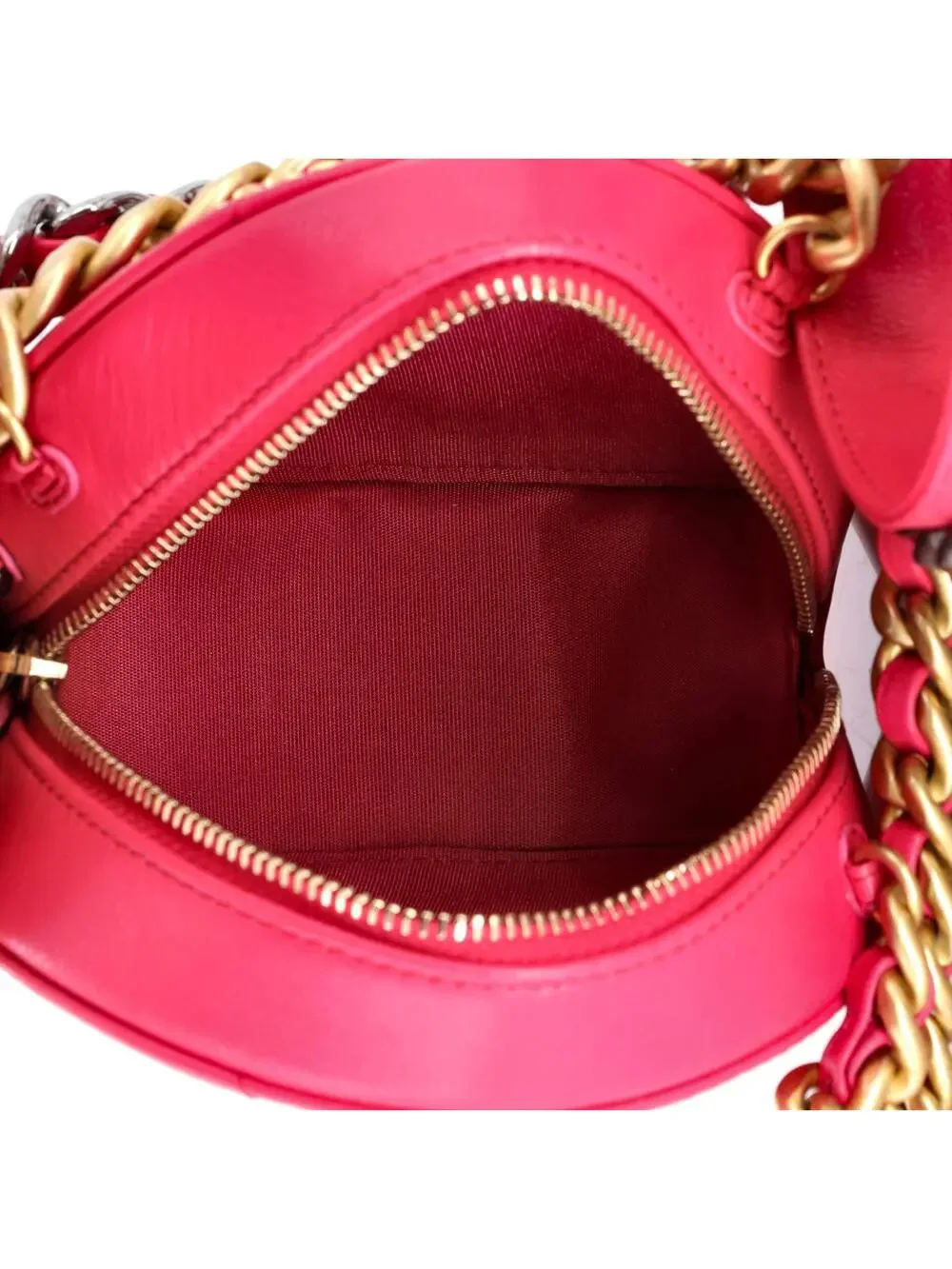 Chanel 19 Round Clutch With Chain #259049C25B